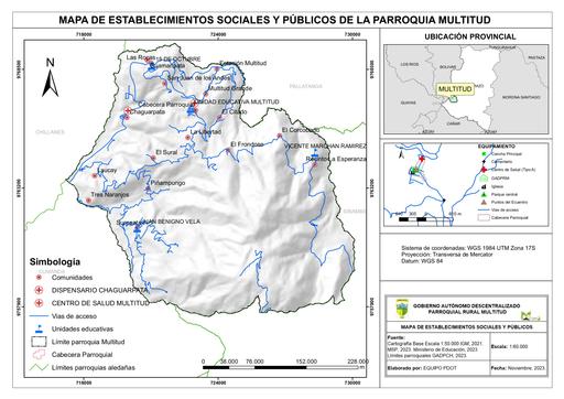 MAPA DE ESTABLECIMIENTOS SOCIALES Y PÚBLICOS